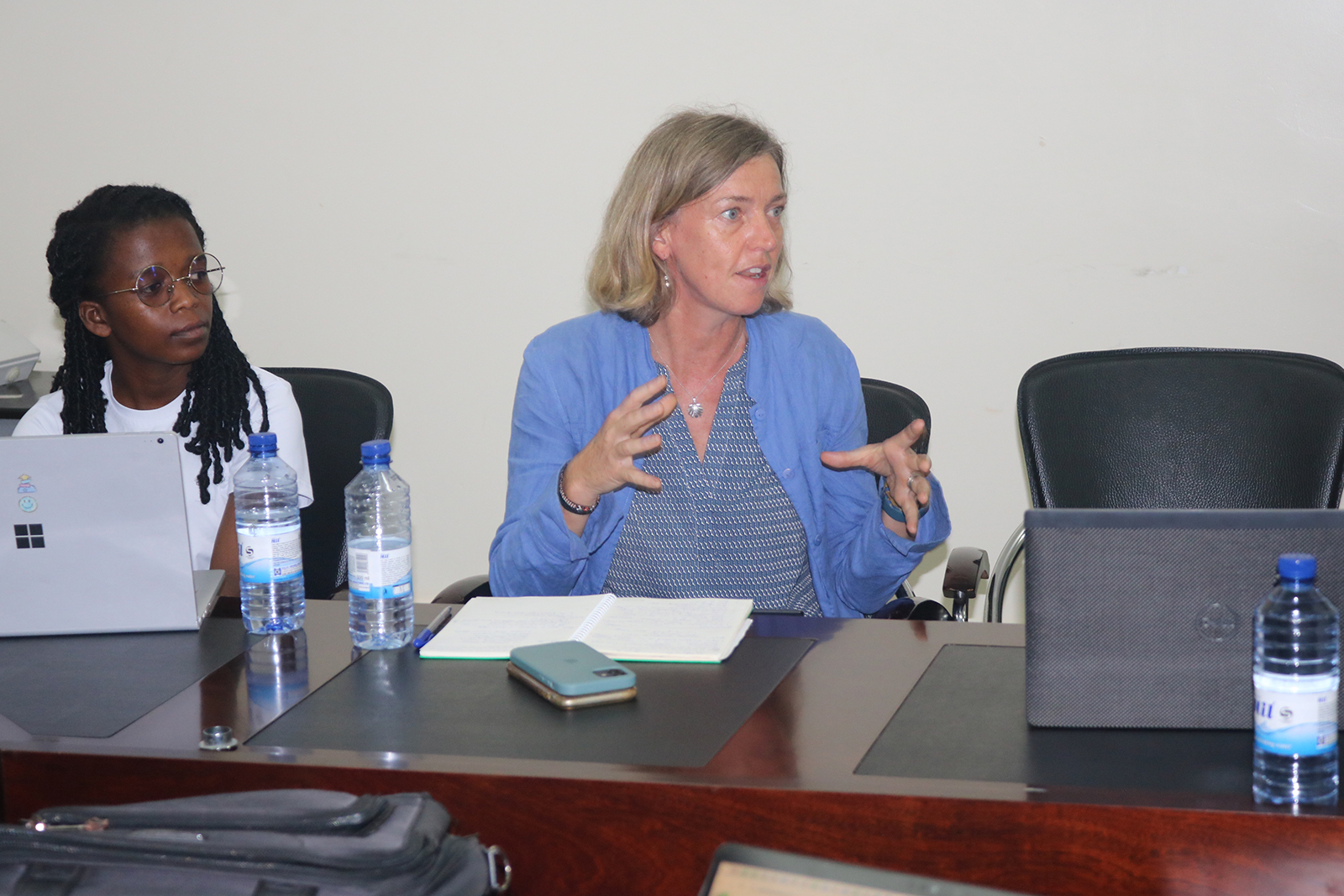 Dr. Emmeline Skinner was impressed by the achievements of the project.