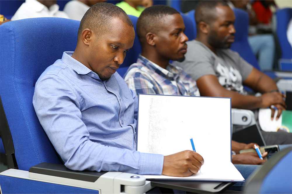 Students during IEEE students’ branch launch at University of Rwanda